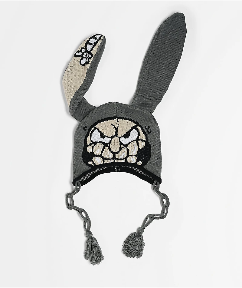Empyre Anger Management Grey Bunny Beanie