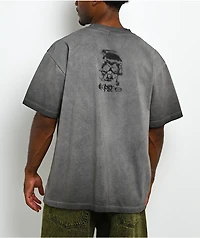 Empyre Angst Album Oil Wash Charcoal T-Shirt