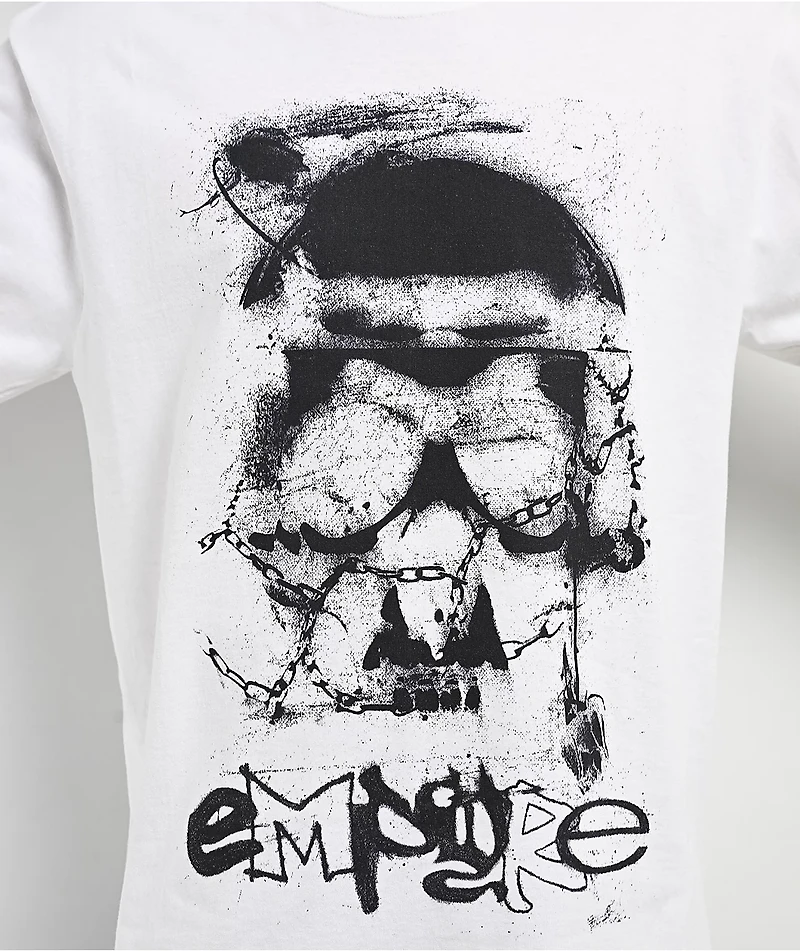 Empyre Angst Album White Long Sleeve T-Shirt