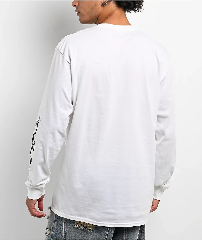 Empyre Angst Album White Long Sleeve T-Shirt