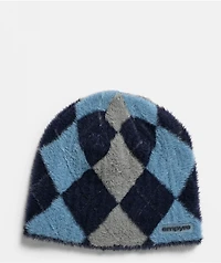 Empyre Argyle Shag Blue Skully Beanie