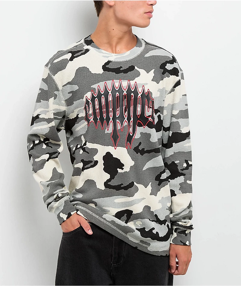 Empyre Ash Tray Camo Thermal Long Sleeve T-Shirt