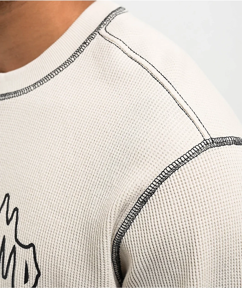 Empyre Ash Tray Silver Birch Thermal Long Sleeve T-Shirt