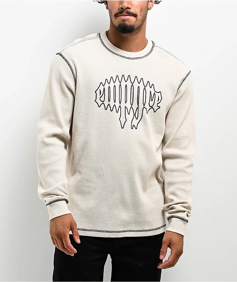 Empyre Ash Tray Silver Birch Thermal Long Sleeve T-Shirt