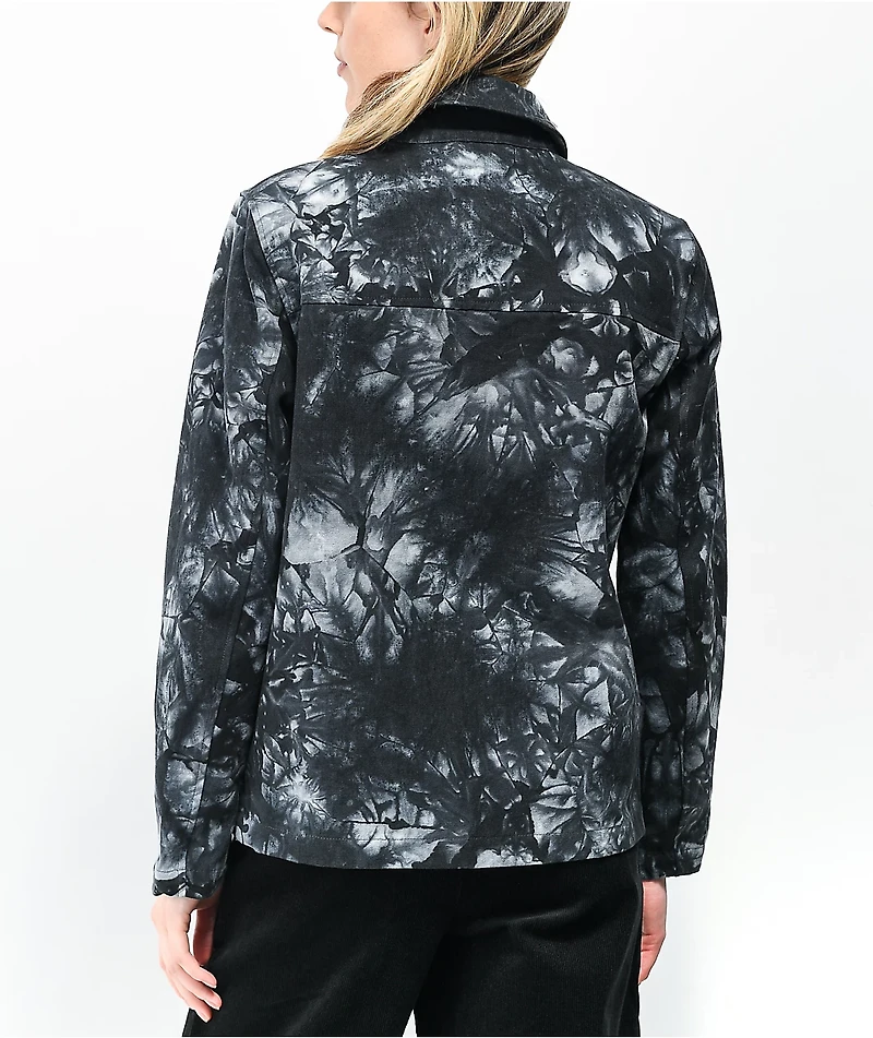 Empyre Auden Black Tie Dye Canvas Jacket