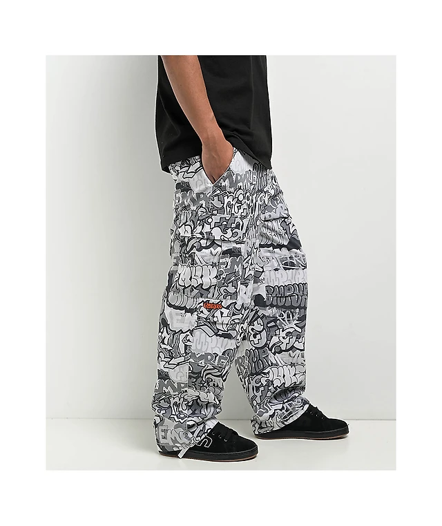 Pants Zumiez Black White Grey Camo Pants NWT Men's Nathan Black