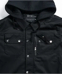 Empyre Backfire Black Hooded Jacket