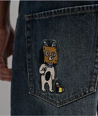 Empyre Bad Dog Dark Wash Blue Denim Skate Jeans