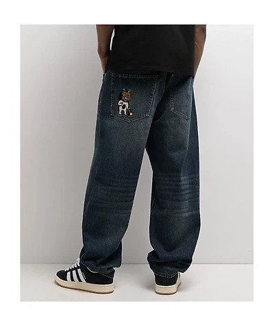 Empyre Bad Dog Dark Wash Blue Denim Skate Jeans