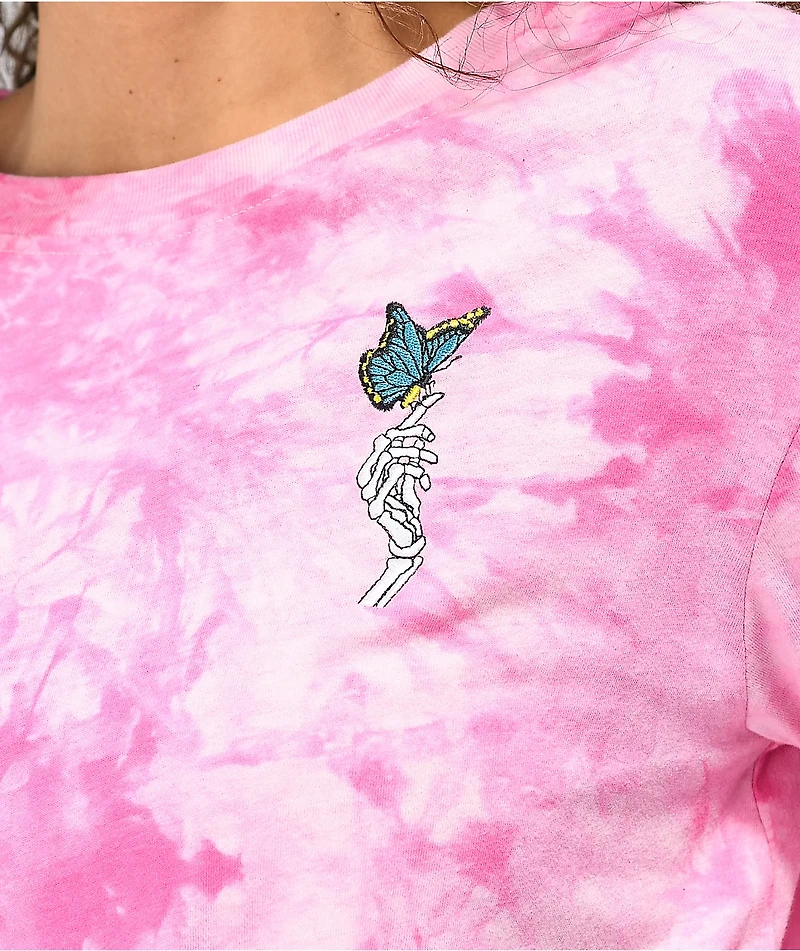 Empyre Bambino Pink Tie Dye Long Sleeve T-Shirt