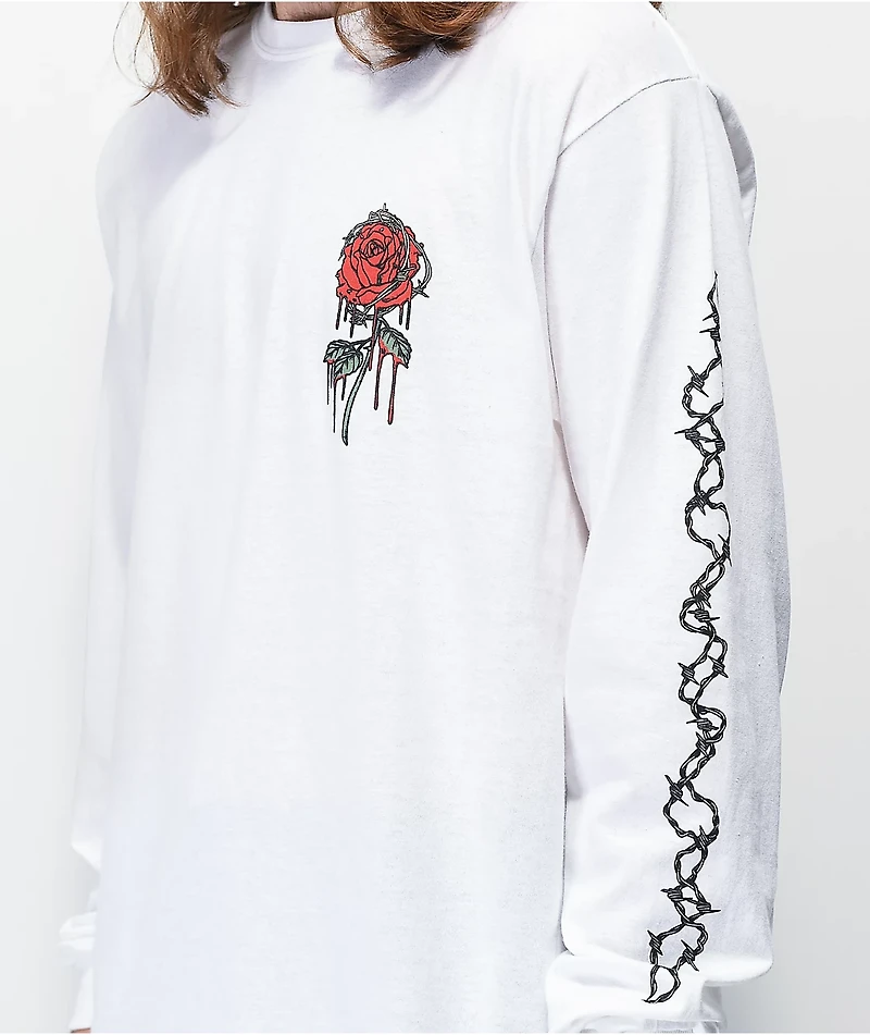Empyre Barbed White Long Sleeve T-Shirt