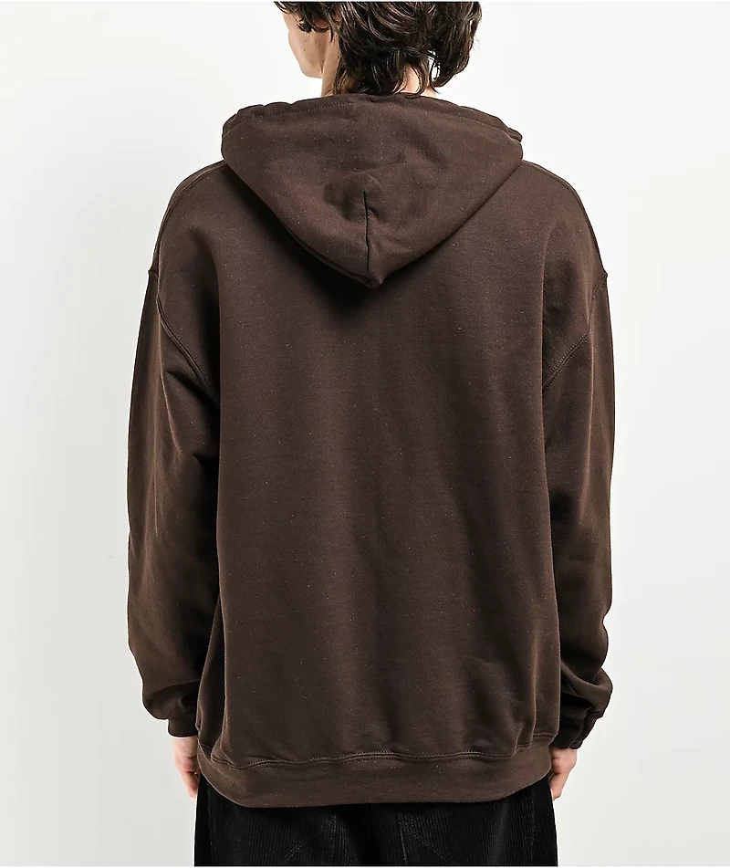Empyre Barbwire Logo Brown Hoodie