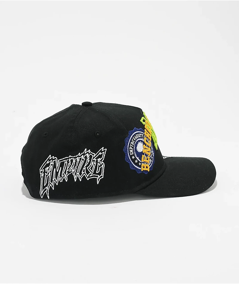 Empyre Benched Black Snapback Hat