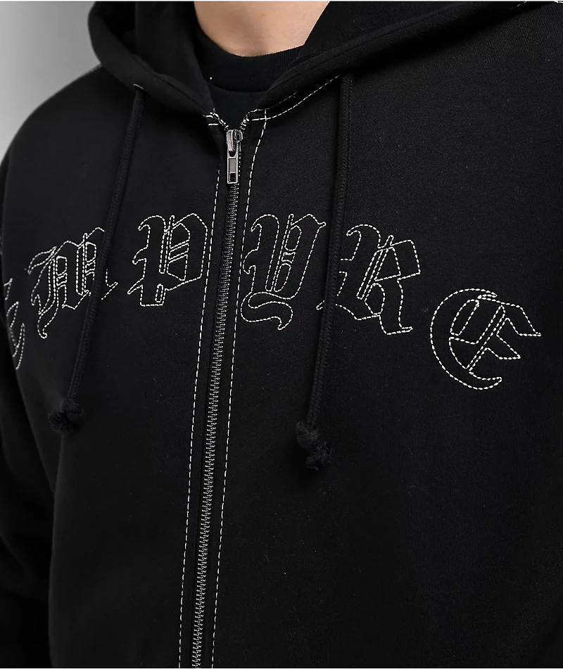 Empyre Bent Metal Black Zip Hoodie