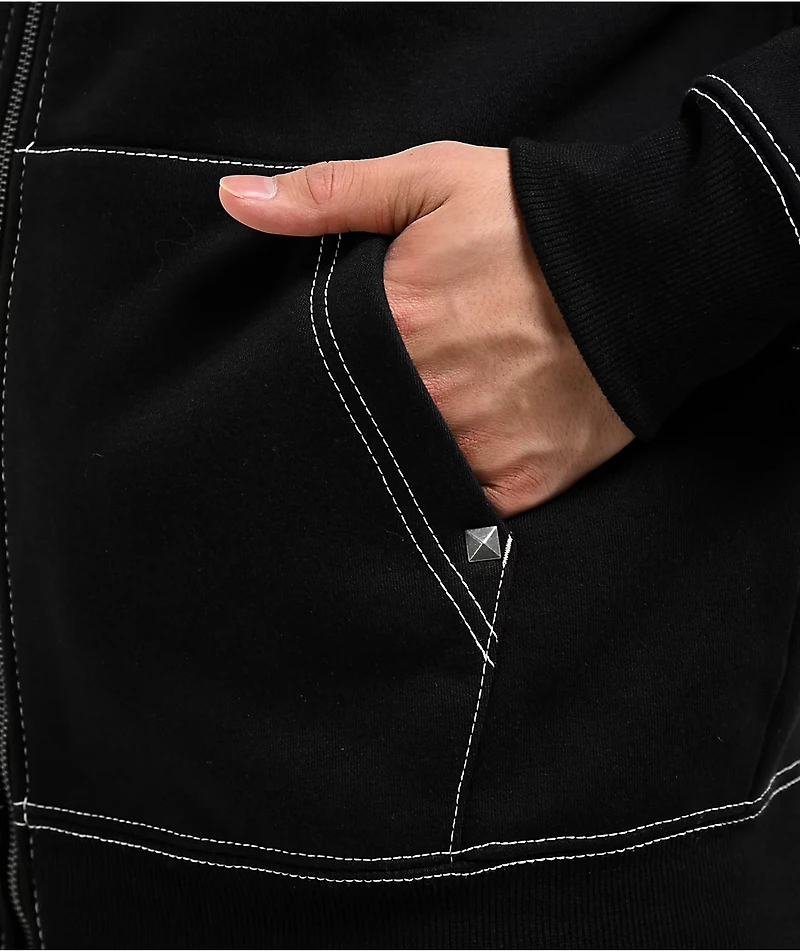 Empyre Bent Metal Black Zip Hoodie