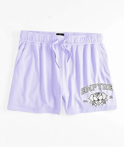 Empyre Bet Lavender Mesh Shorts