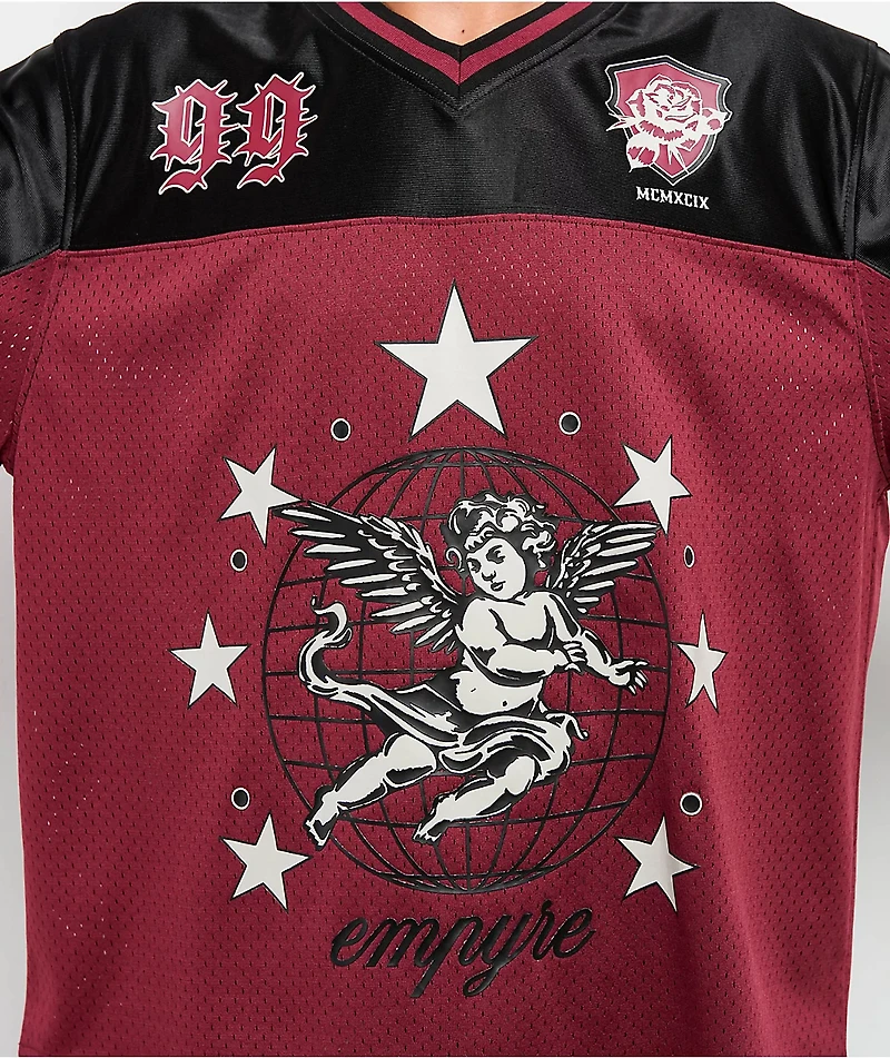 Empyre Big World Maroon Football Jersey