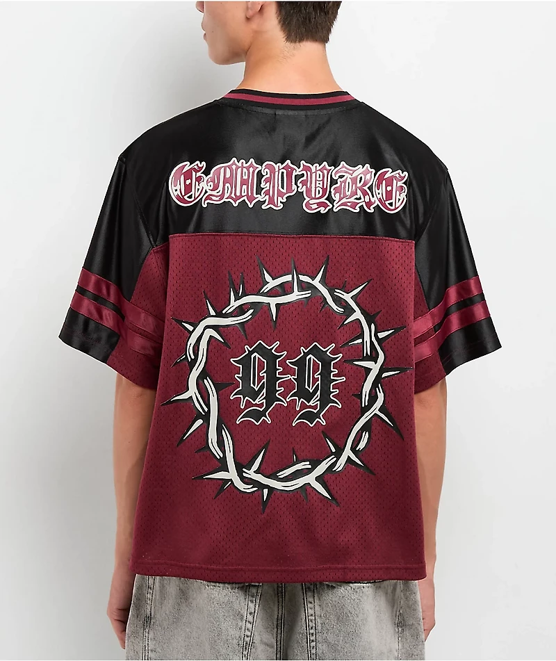 Empyre Big World Maroon Football Jersey