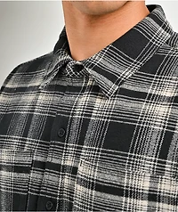 Empyre Black & White Boxy Flannel Shirt