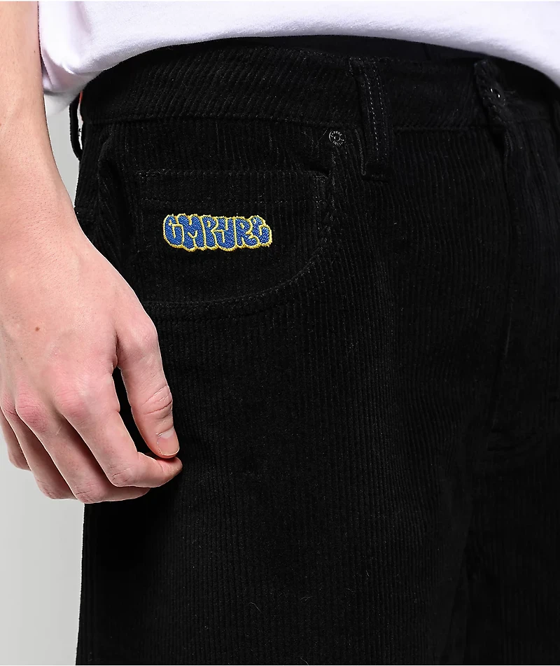 Empyre Black Corduroy Ultra Wide Pants
