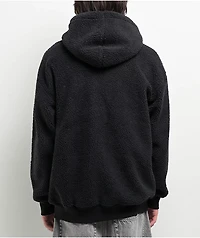 Empyre Black Sherpa Zip Hoodie