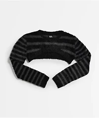 Empyre Black Stripe Shrug Sweater