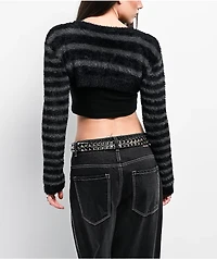 Empyre Black Stripe Shrug Sweater
