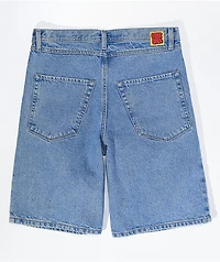 Empyre Blake Blue Wash Loose Fit Denim Skate Shorts