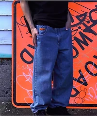 Empyre Blake Blue Wash Ultra Loose Skate Jeans