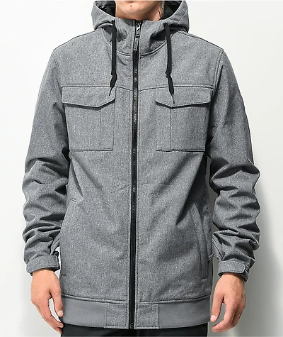 Empyre Blizzard Grey & Black 10K Snowboard Jacket