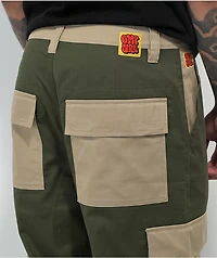 Empyre Blocked Olive & Khaki Cargo Skate Pants