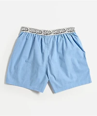 Empyre Blue Plaid Loose Boxers