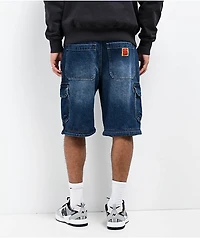 Empyre Blue Zip Off Cargo Denim Skate Jeans