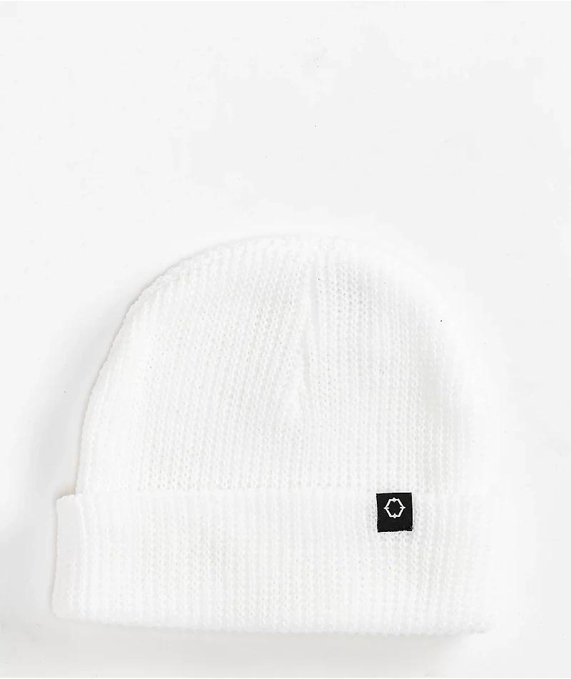 Empyre Bonus Slouch White Beanie