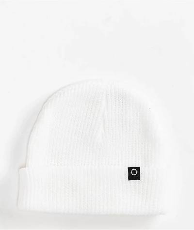 Empyre Bonus Slouch White Beanie