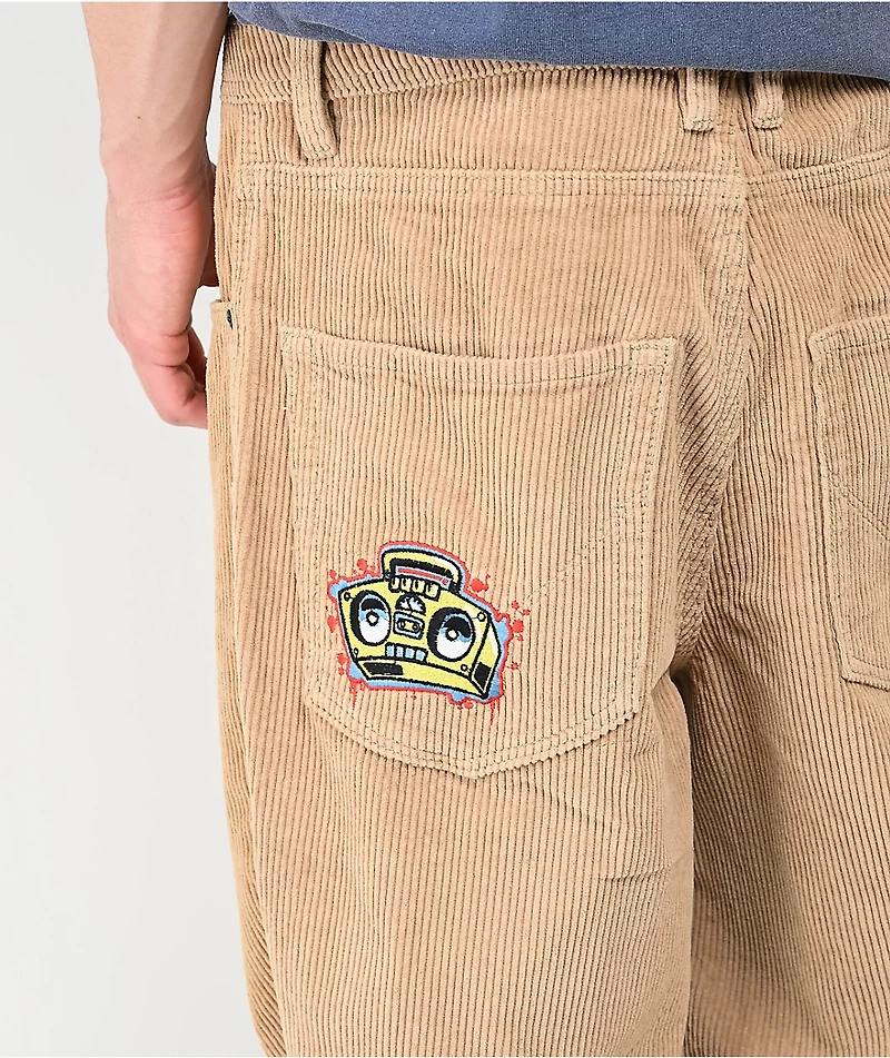 Empyre Boom Box Khaki Corduroy Skate Pants