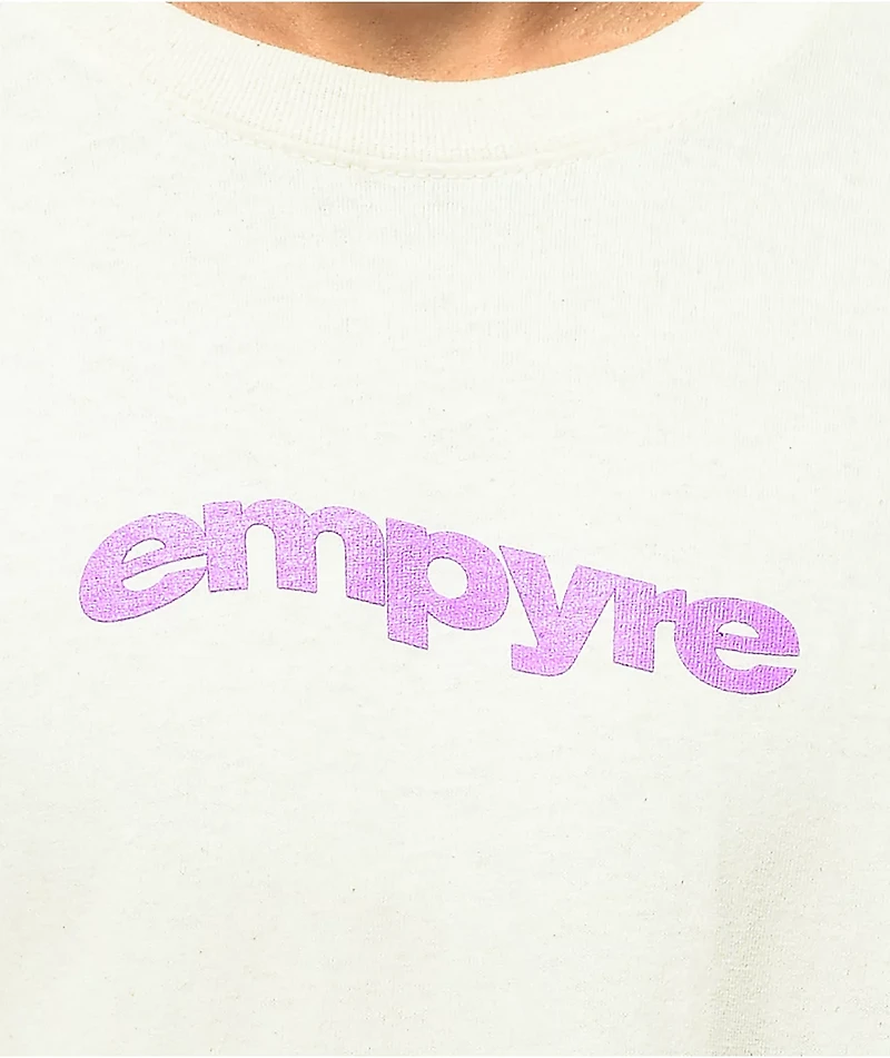 Empyre Botanical Skull Cream T-Shirt