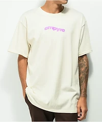 Empyre Botanical Skull Cream T-Shirt