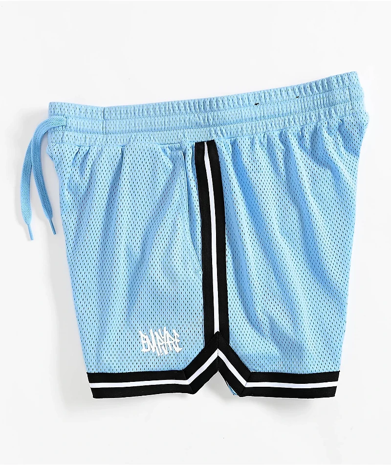 Empyre Bounce Blue Mesh Shorts