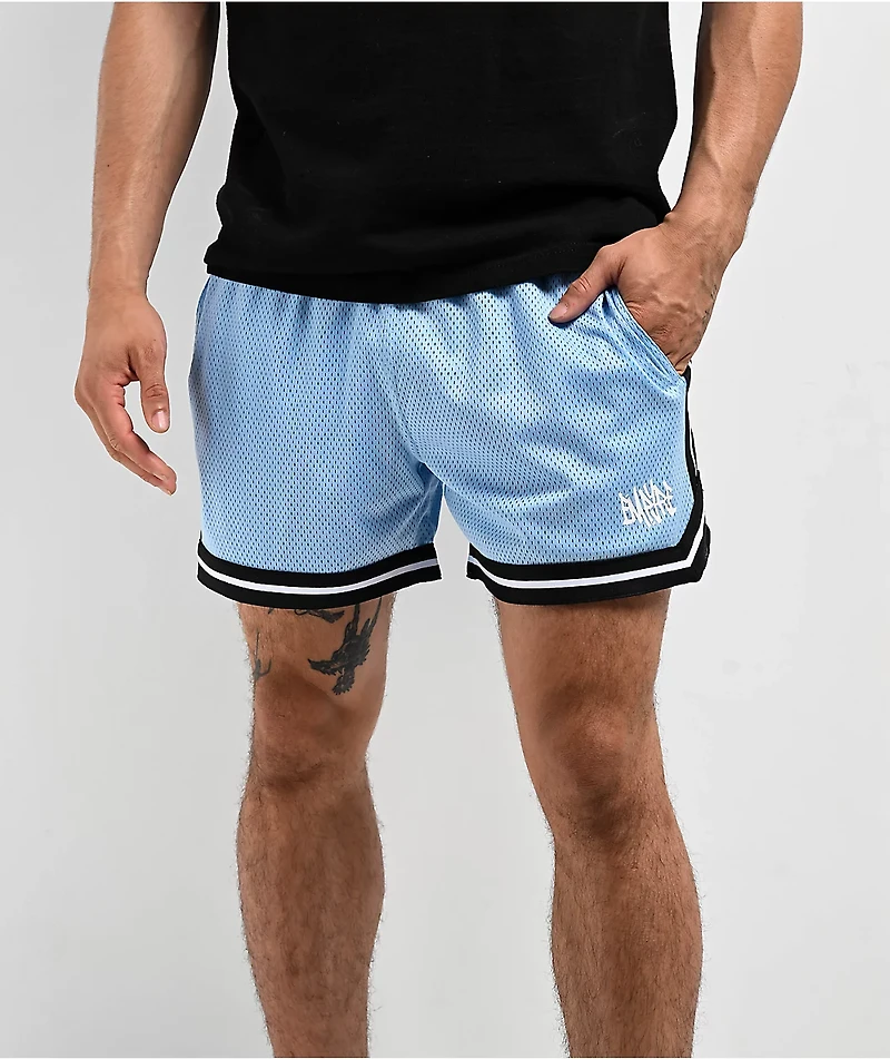 Empyre Bounce Blue Mesh Shorts