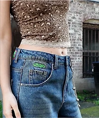 Empyre Boxcar Extent Wide Leg Blue Denim Jeans