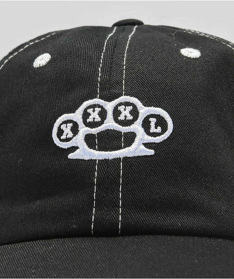 Empyre Brass Black Strapback Hat