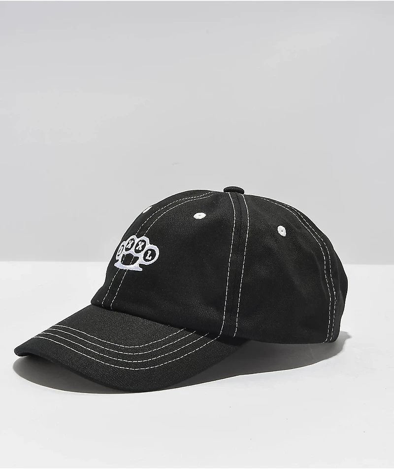 Empyre Brass Black Strapback Hat