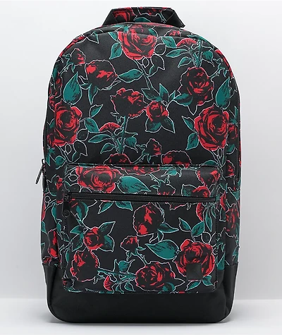 Empyre Brenda Neon Roses Black Backpack