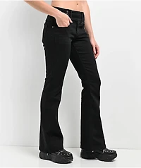 Empyre Britt Y2K Black Low Rise Flare Jeans
