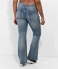 Empyre Britt Y2K Blue Low Rise Flare Jeans