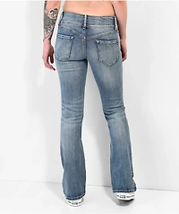 Empyre Britt Y2K Blue Low Rise Flare Jeans