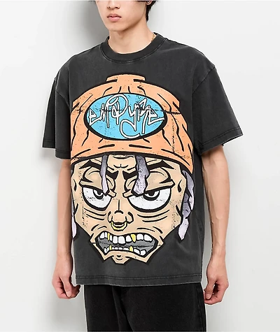 Empyre Bro Big Head Black Wash T-Shirt