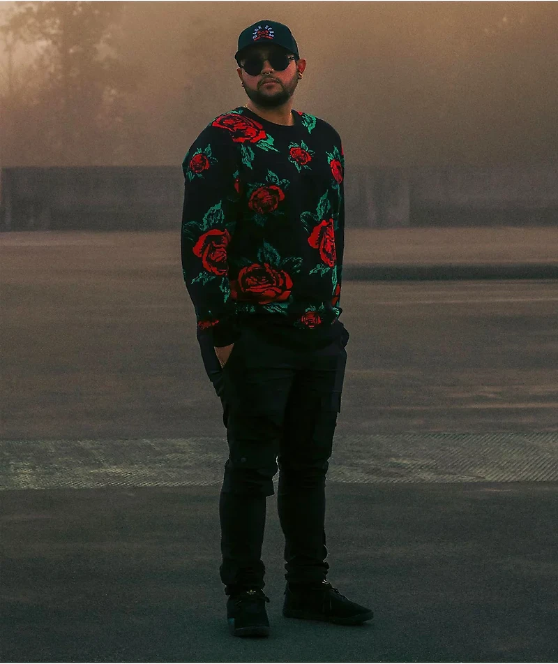 Empyre Brock Rose Black Sweater