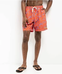 Empyre Bubble Floater Grenadine & Jacaranda Board Shorts